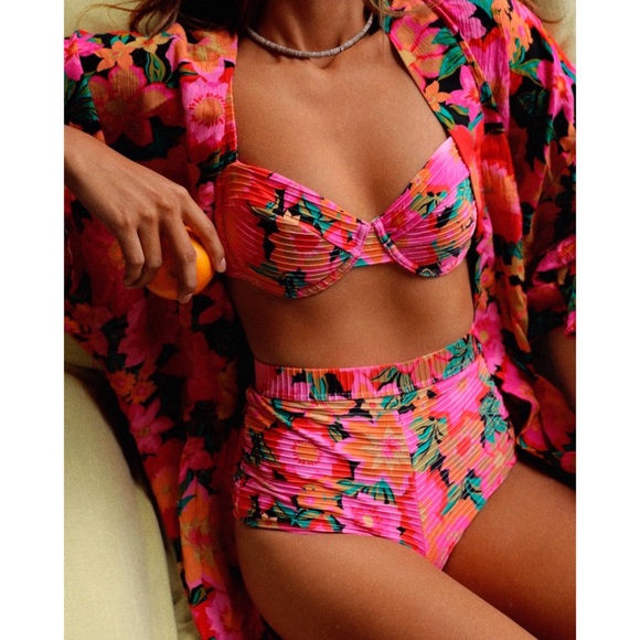 Billabong Floral Loveland 2 Kimono - Picture 6 of 12